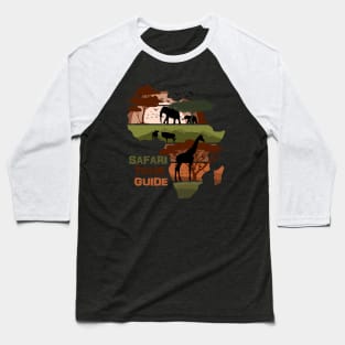 Safari Tour Guide Baseball T-Shirt